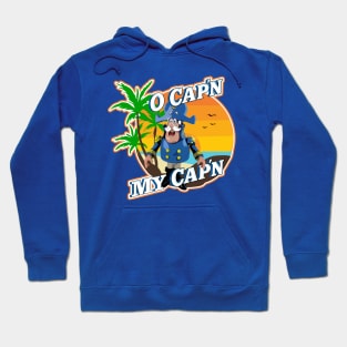 Cap'n Crunch - aka - Captain Crunch as inspired by Walt Whitman Hoodie